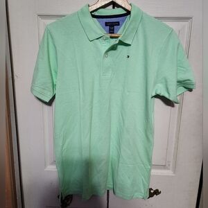 Tommy Hilfiger Boys Light Green Polo Shirt